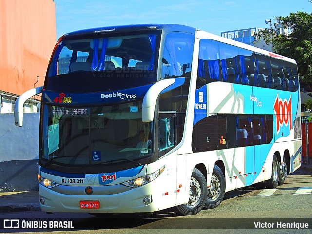 Auto Viação 1001 RJ 108.311 na cidade de Rio de Janeiro, Rio de Janeiro, Brasil, por Victor Henrique. Número da foto: #6033205.