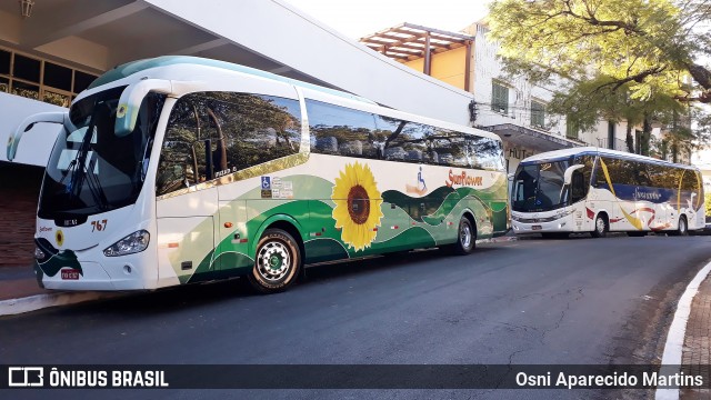 Sunflower Turismo 767 na cidade de Águas de Lindóia, São Paulo, Brasil, por Osni Aparecido Martins. Número da foto: #6032647.