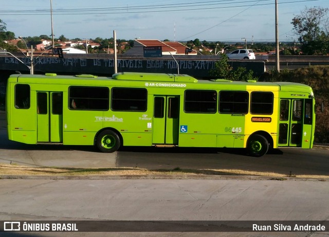 Transcol Transportes Coletivos 04445 na cidade de Teresina, Piauí, Brasil, por Ruan Silva Andrade. ID da foto: 6031870.