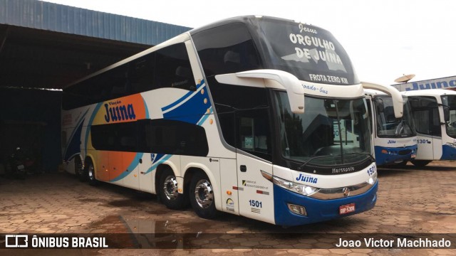 Viação Juína 1501 na cidade de Juína, Mato Grosso, Brasil, por Joao Victor Machhado. Número da foto: #6032459.