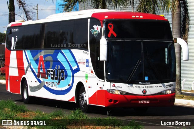 Araújo Turismo 2904 na cidade de Araxá, Minas Gerais, Brasil, por Lucas Borges . ID da foto: 6032407.