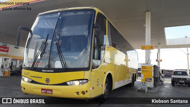 Viação Itapemirim 8639 na cidade de Paulo Afonso, Bahia, Brasil, por Klebson Santana. Número da foto: #6078018.