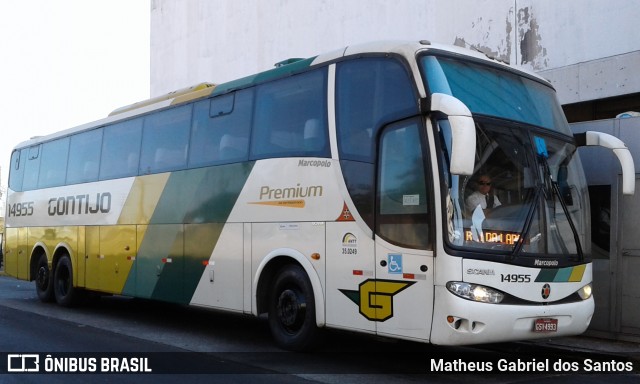 Empresa Gontijo de Transportes 14955 na cidade de Campinas, São Paulo, Brasil, por Matheus Gabriel dos Santos. ID da foto: 6079329.