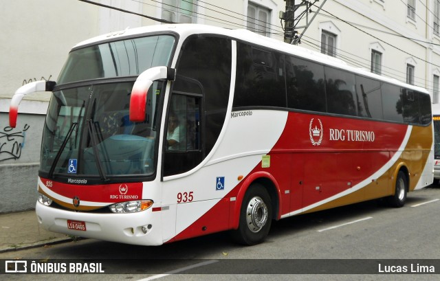 Auto Viação RDG Turismo 935 na cidade de Petrópolis, Rio de Janeiro, Brasil, por Lucas Lima. ID da foto: 6079815.