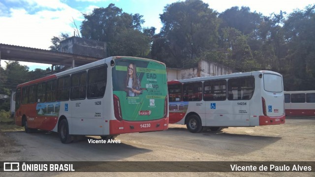 Expresso Unir 14230 na cidade de Pedro Leopoldo, Minas Gerais, Brasil, por Vicente de Paulo Alves. ID da foto: 6079295.