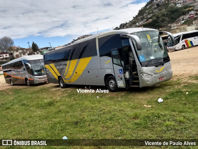 Passaredo Transporte e Turismo 2068 na cidade de Campos do Jordão, São Paulo, Brasil, por Vicente de Paulo Alves. ID da foto: 6033655.