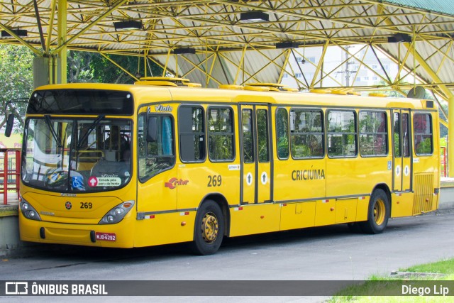 Auto Viação Critur 269 na cidade de Criciúma, Santa Catarina, Brasil, por Diego Lip. ID da foto: 6033501.