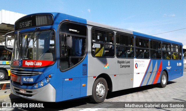 Rápido Campinas RL-12039 na cidade de Valinhos, São Paulo, Brasil, por Matheus Gabriel dos Santos. Número da foto: #6033691.