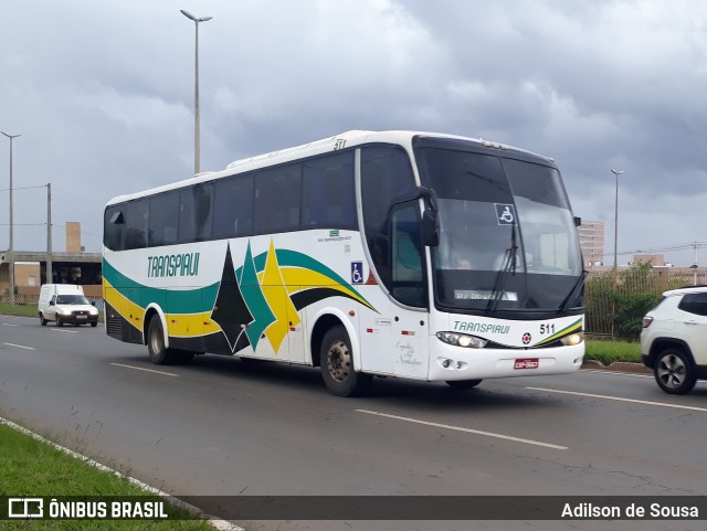 Viação Transpiauí 511 na cidade de Taguatinga, Distrito Federal, Brasil, por Adilson de Sousa. Número da foto: #6033539.