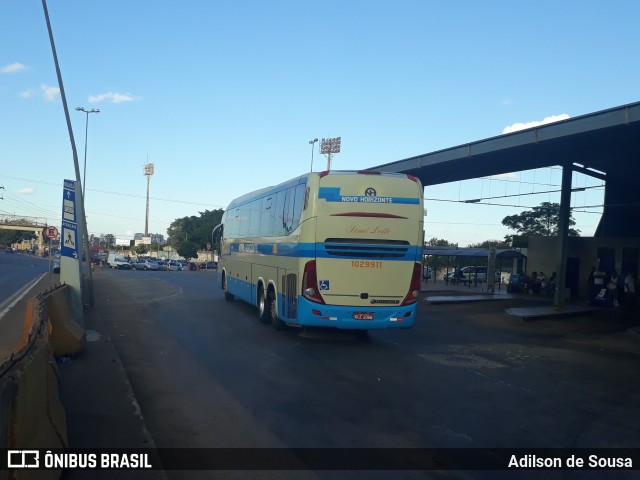 Viação Novo Horizonte 1029911 na cidade de Taguatinga, Distrito Federal, Brasil, por Adilson de Sousa. ID da foto: 6036277.