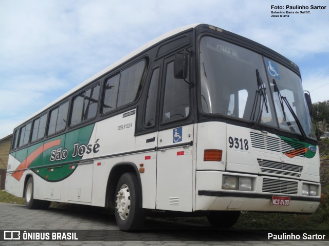 Empresa Auto Viação São José 9318 na cidade de Jaguaruna, Santa Catarina, Brasil, por Paulinho Sartor. Número da foto: #6036354.
