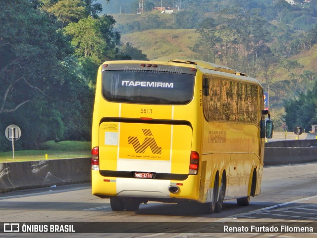 Viação Itapemirim 5813 na cidade de Arujá, São Paulo, Brasil, por Renato Furtado Filomena. ID da foto: 6035182.