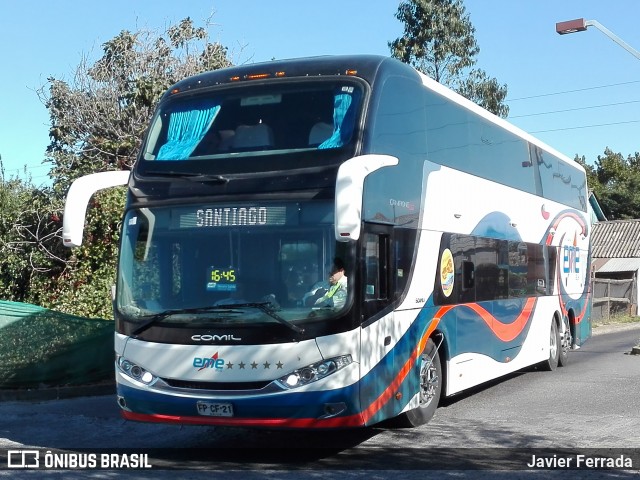 Pullman Eme Bus 04 na cidade de Chillán, Ñuble, Bío-Bío, Chile, por Javier Ferrada. Número da foto: #6035961.