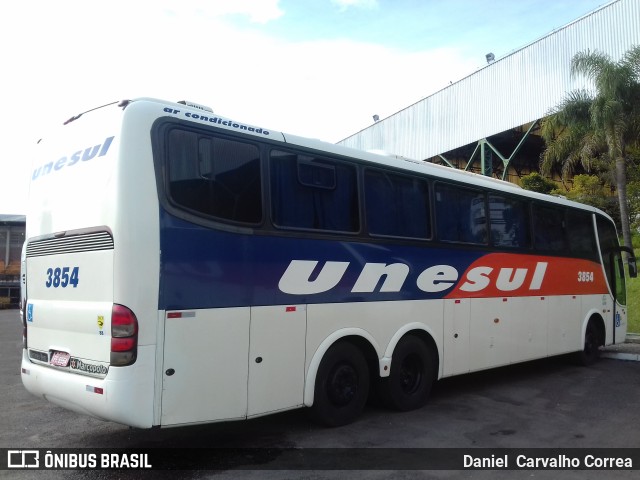 Unesul de Transportes 3854 na cidade de Santa Maria, Rio Grande do Sul, Brasil, por Daniel  Carvalho Correa. ID da foto: 6035809.