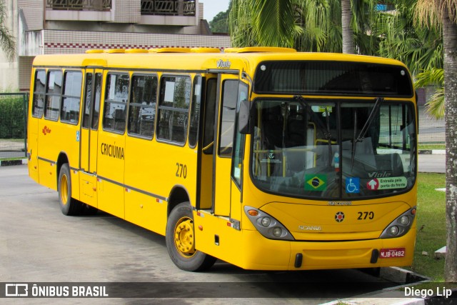 Auto Viação Critur 270 na cidade de Criciúma, Santa Catarina, Brasil, por Diego Lip. ID da foto: 6035934.