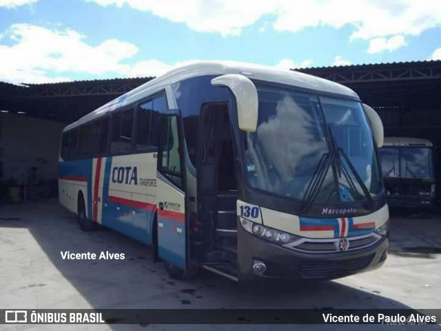 Viação Cota - Cota Transportes 130 na cidade de Matozinhos, Minas Gerais, Brasil, por Vicente de Paulo Alves. ID da foto: 6035773.