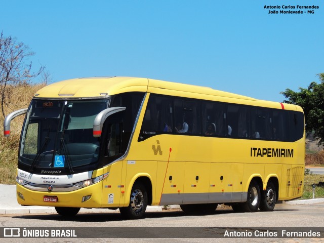 Viação Itapemirim 60535 na cidade de João Monlevade, Minas Gerais, Brasil, por Antonio Carlos Fernandes. ID da foto: 6034912.