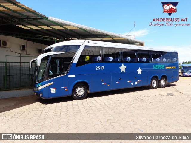 Verde Transportes 2517 na cidade de Cuiabá, Mato Grosso, Brasil, por Silvano Barboza da Silva. Número da foto: #6036829.