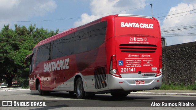 Viação Santa Cruz 201141 na cidade de São Paulo, São Paulo, Brasil, por Alex Ramos Ribeiro. ID da foto: 6039644.