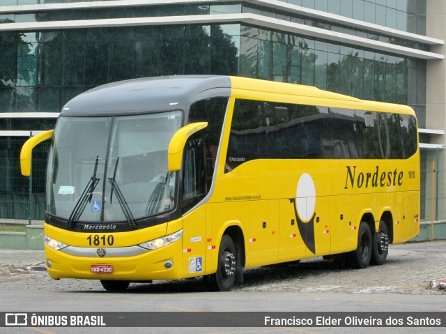 Viação Nordeste 1810 na cidade de Fortaleza, Ceará, Brasil, por Francisco Elder Oliveira dos Santos. Número da foto: #6040745.