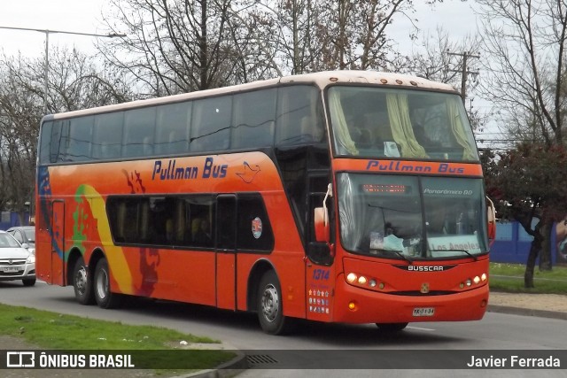 Pullman Bus 1314 na cidade de Chillán, Ñuble, Bío-Bío, Chile, por Javier Ferrada. Número da foto: #6040003.