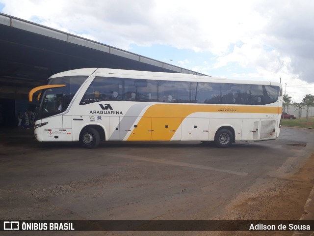 Viação Araguarina 11201 na cidade de Taguatinga, Distrito Federal, Brasil, por Adilson de Sousa. Número da foto: #6039876.