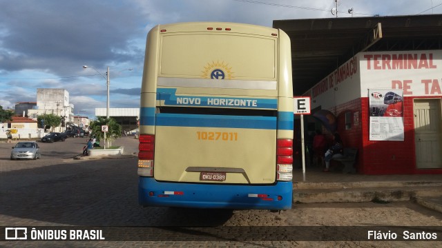 Viação Novo Horizonte 1027011 na cidade de Tanhaçu, Bahia, Brasil, por Flávio  Santos. Número da foto: #6039874.
