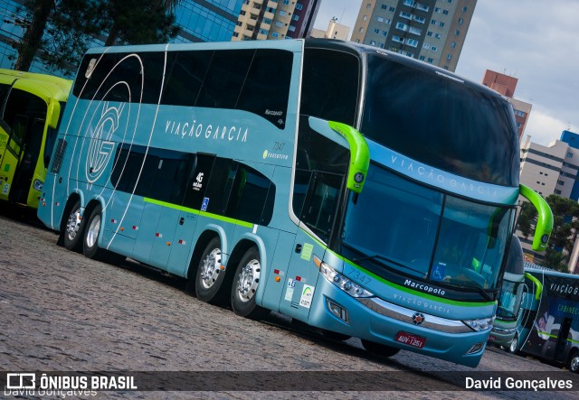 Viação Garcia 7347 na cidade de Curitiba, Paraná, Brasil, por David Gonçalves. ID da foto: 6039890.