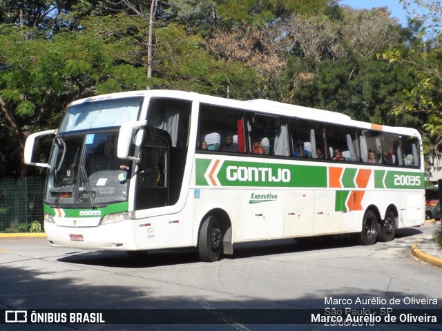 Empresa Gontijo de Transportes 20035 na cidade de São Paulo, São Paulo, Brasil, por Marco Aurélio de Oliveira. ID da foto: 6043359.