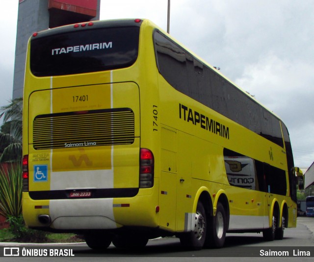 Viação Itapemirim 17401 na cidade de Vitória, Espírito Santo, Brasil, por Saimom  Lima. ID da foto: 6042718.