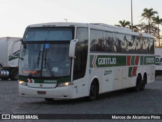 Empresa Gontijo de Transportes 20035 na cidade de Perdões, Minas Gerais, Brasil, por Marcos de Alcantara Pinto. ID da foto: 6042326.