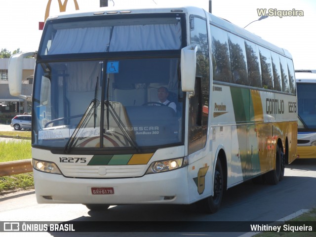 Empresa Gontijo de Transportes 12275 na cidade de Guarapari, Espírito Santo, Brasil, por Whitiney Siqueira. Número da foto: #6041558.