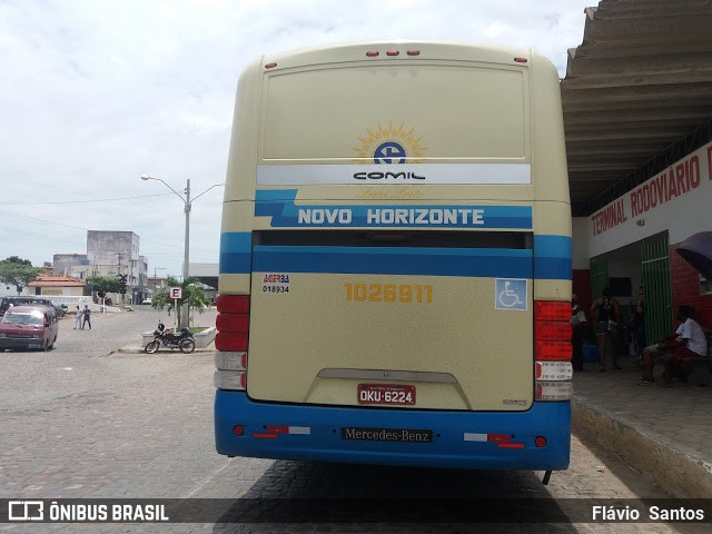 Viação Novo Horizonte 1026911 na cidade de Tanhaçu, Bahia, Brasil, por Flávio  Santos. ID da foto: 6042070.