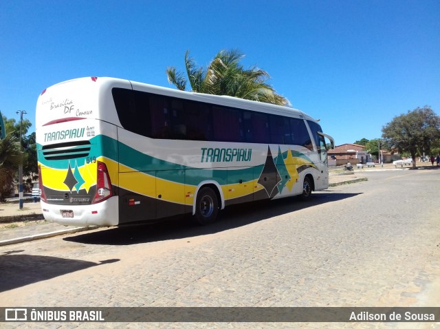 Viação Transpiauí 519 na cidade de Avelino Lopes, Piauí, Brasil, por Adilson de Sousa. ID da foto: 6042020.