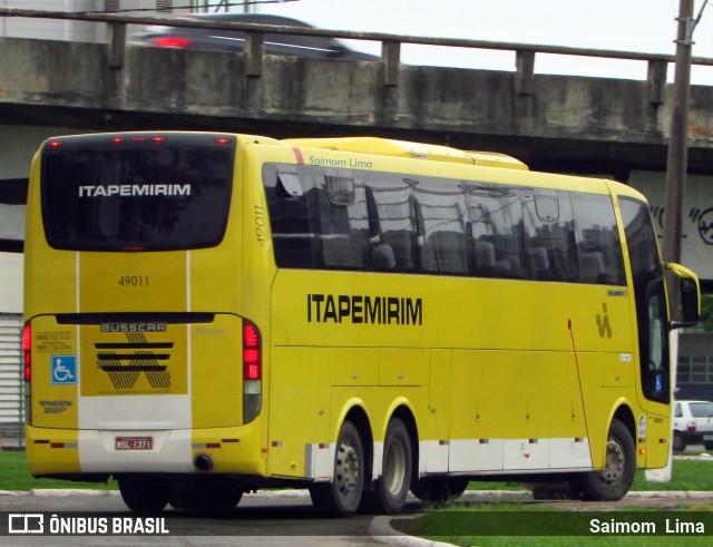 Viação Itapemirim 49011 na cidade de Vitória, Espírito Santo, Brasil, por Saimom  Lima. Número da foto: #6042688.