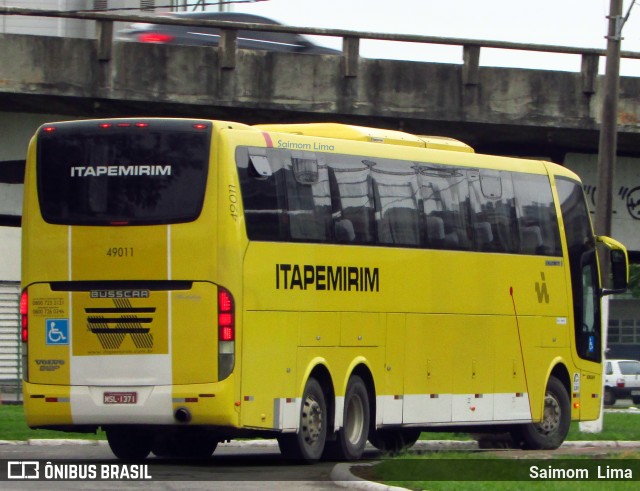 Viação Itapemirim 49011 na cidade de Vitória, Espírito Santo, Brasil, por Saimom  Lima. ID da foto: 6042688.