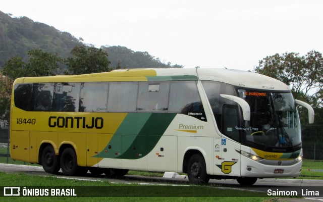 Empresa Gontijo de Transportes 18440 na cidade de Vitória, Espírito Santo, Brasil, por Saimom  Lima. ID da foto: 6042702.