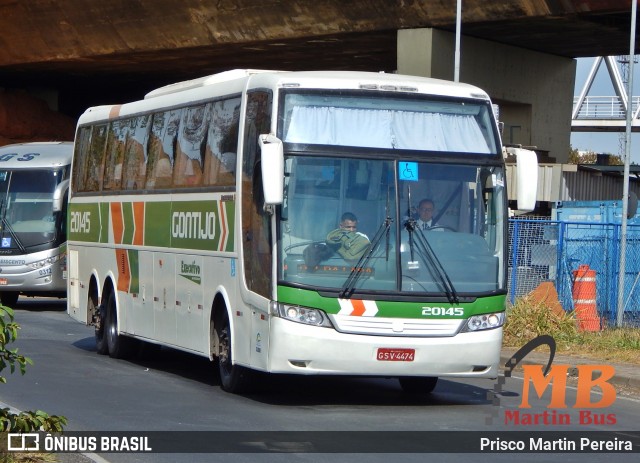 Empresa Gontijo de Transportes 20145 na cidade de Campinas, São Paulo, Brasil, por Prisco Martin Pereira. ID da foto: 6042745.