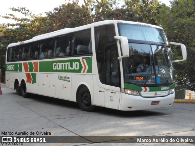 Empresa Gontijo de Transportes 20160 na cidade de São Paulo, São Paulo, Brasil, por Marco Aurélio de Oliveira. ID da foto: 6043383.