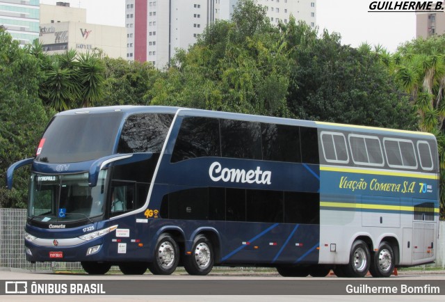 Viação Cometa 17325 na cidade de Curitiba, Paraná, Brasil, por Guilherme Bomfim. Número da foto: #6082083.