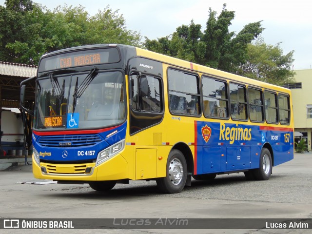 Auto Viação Reginas DC 4.157 na cidade de Duque de Caxias, Rio de Janeiro, Brasil, por Lucas Alvim. ID da foto: 6081291.