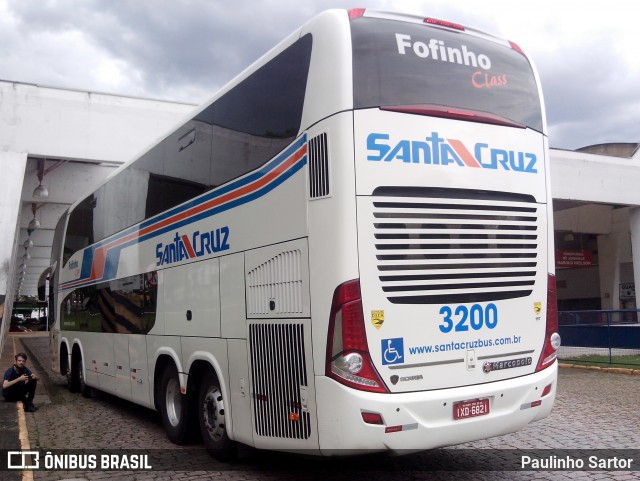 VUSC - Viação União Santa Cruz 3200 na cidade de Joinville, Santa Catarina, Brasil, por Paulinho Sartor. ID da foto: 6082045.