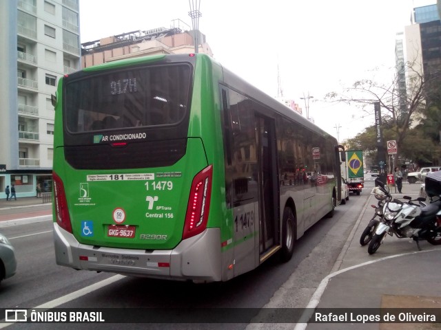 Viação Santa Brígida 1 1479 na cidade de São Paulo, São Paulo, Brasil, por Rafael Lopes de Oliveira. ID da foto: 6081294.