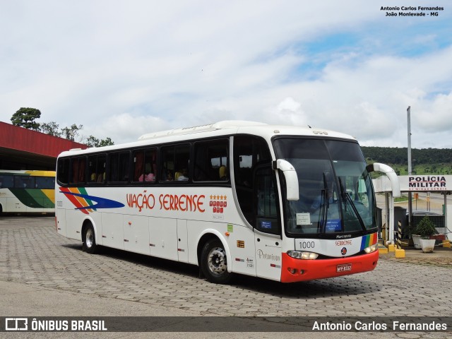 Viação Serrense 1000 na cidade de João Monlevade, Minas Gerais, Brasil, por Antonio Carlos Fernandes. Número da foto: #6096682.