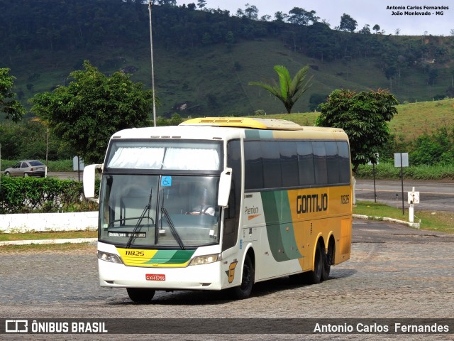 Empresa Gontijo de Transportes 11825 na cidade de João Monlevade, Minas Gerais, Brasil, por Antonio Carlos Fernandes. ID da foto: 6096690.