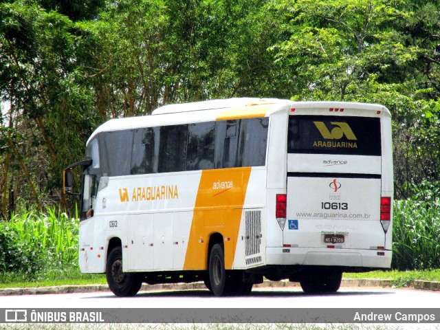 Viação Araguarina 10613 na cidade de Brasília, Distrito Federal, Brasil, por Andrew Campos. ID da foto: 6096828.