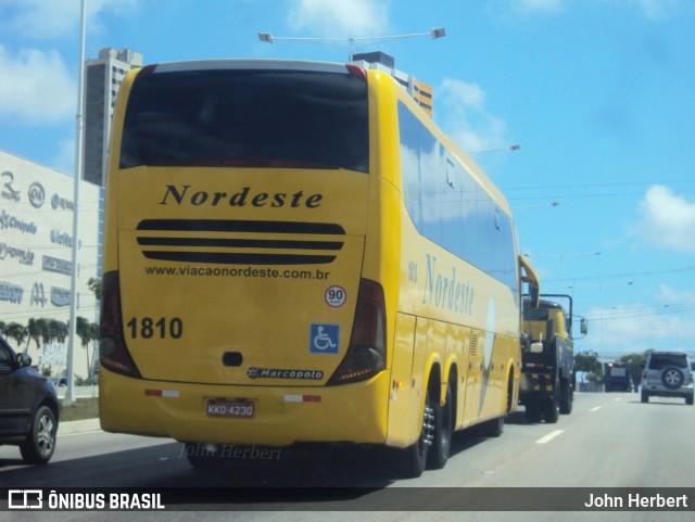 Viação Nordeste 1810 na cidade de Natal, Rio Grande do Norte, Brasil, por John Herbert. Número da foto: #6097584.