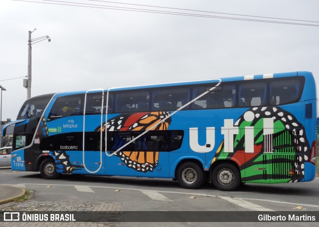 UTIL - União Transporte Interestadual de Luxo 11722 na cidade de Brasil, por Gilberto Martins. ID da foto: 6099352.