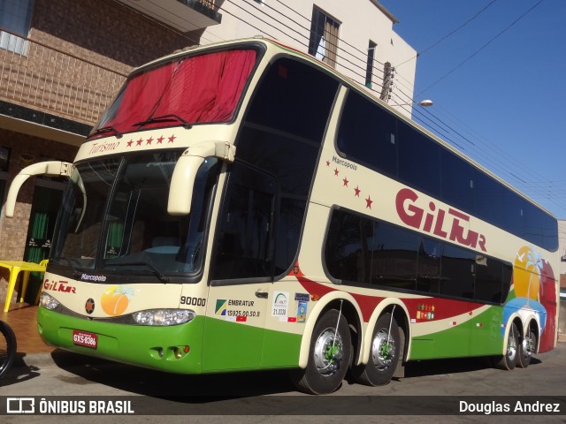 Giltur - Gilsontur Transporte e Turismo 90000 na cidade de Trindade, Goiás, Brasil, por Douglas Andrez. Número da foto: #6098554.