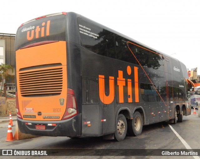 UTIL - União Transporte Interestadual de Luxo 18101 na cidade de Brasil, por Gilberto Martins. ID da foto: 6099360.